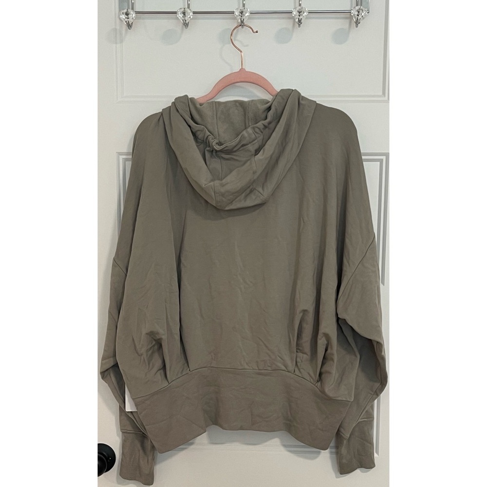 Athleta Women's Sage Green Balance Sweatshirt Full Zip Up NWT SZ XL - Picture 6 of 12